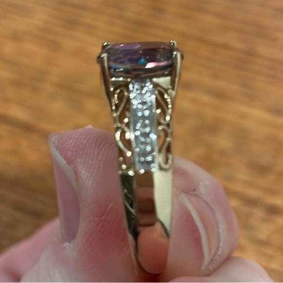 Mystic topaz ring - Picture 3 of 9